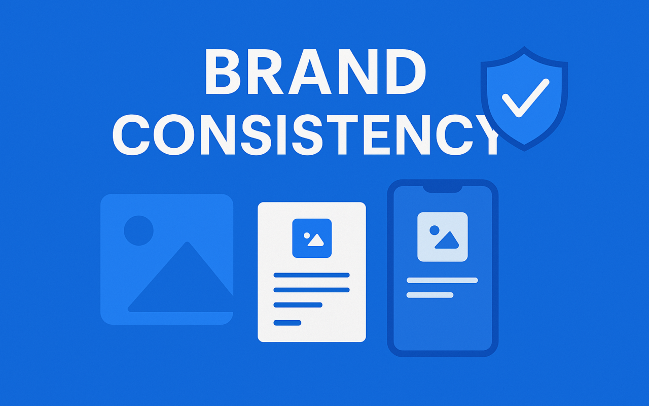 A minimalistic illustration of brand consistency