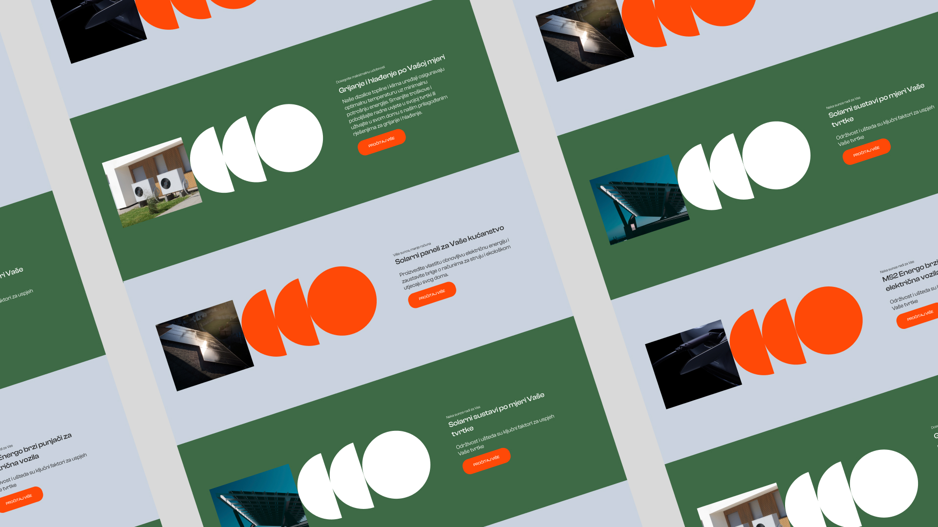 a branding pattern of ms2 Energo website